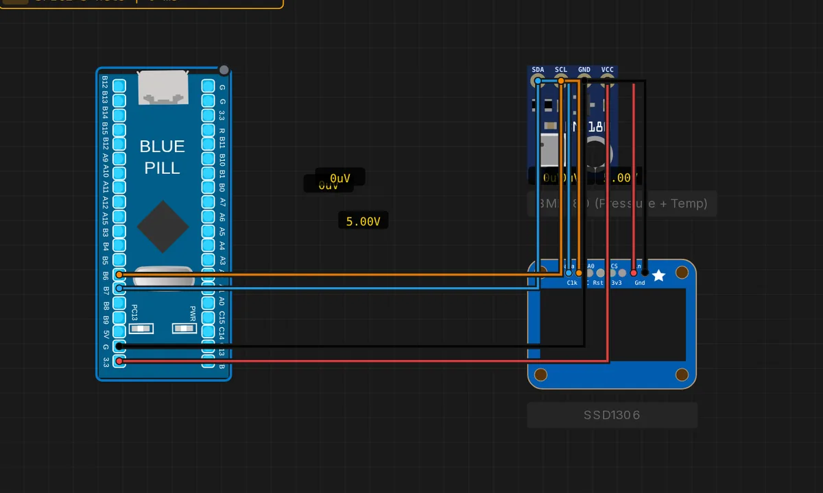 STM32: Weather Station (BMP280 + OLED)